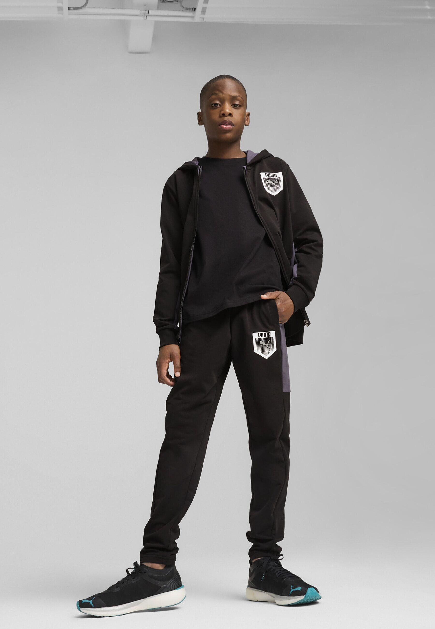 Active Sports hoodie met volledige rits met print voor jongeren PUMA Black 7/7