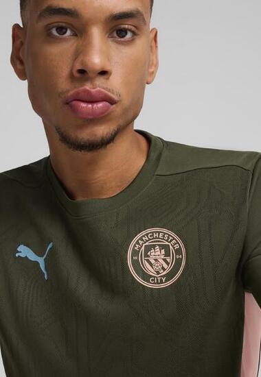 Maillot d’entraînement Manchester City Homme PUMA Myrtle Bold Blue Green