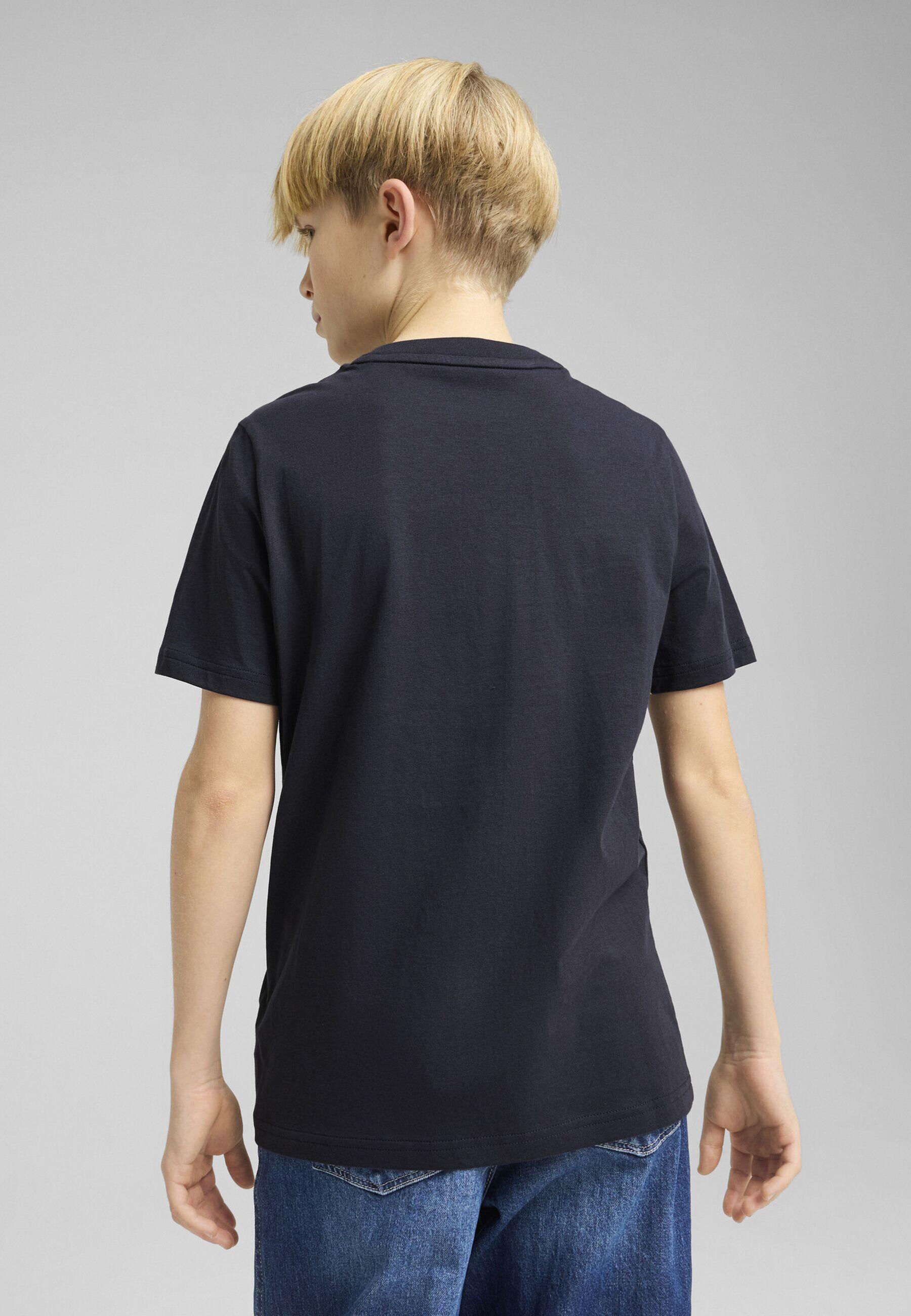 T-shirt Essentials+ Block da uomo PUMA New Navy Blue 7/7