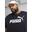 Tricou fitness bărbați Essentials No. 1 Logo roșu PUMA New Navy Blue