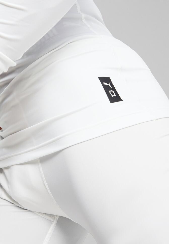 Męska koszulka z długim rękawem do koszykówki Hoops Team PUMA White