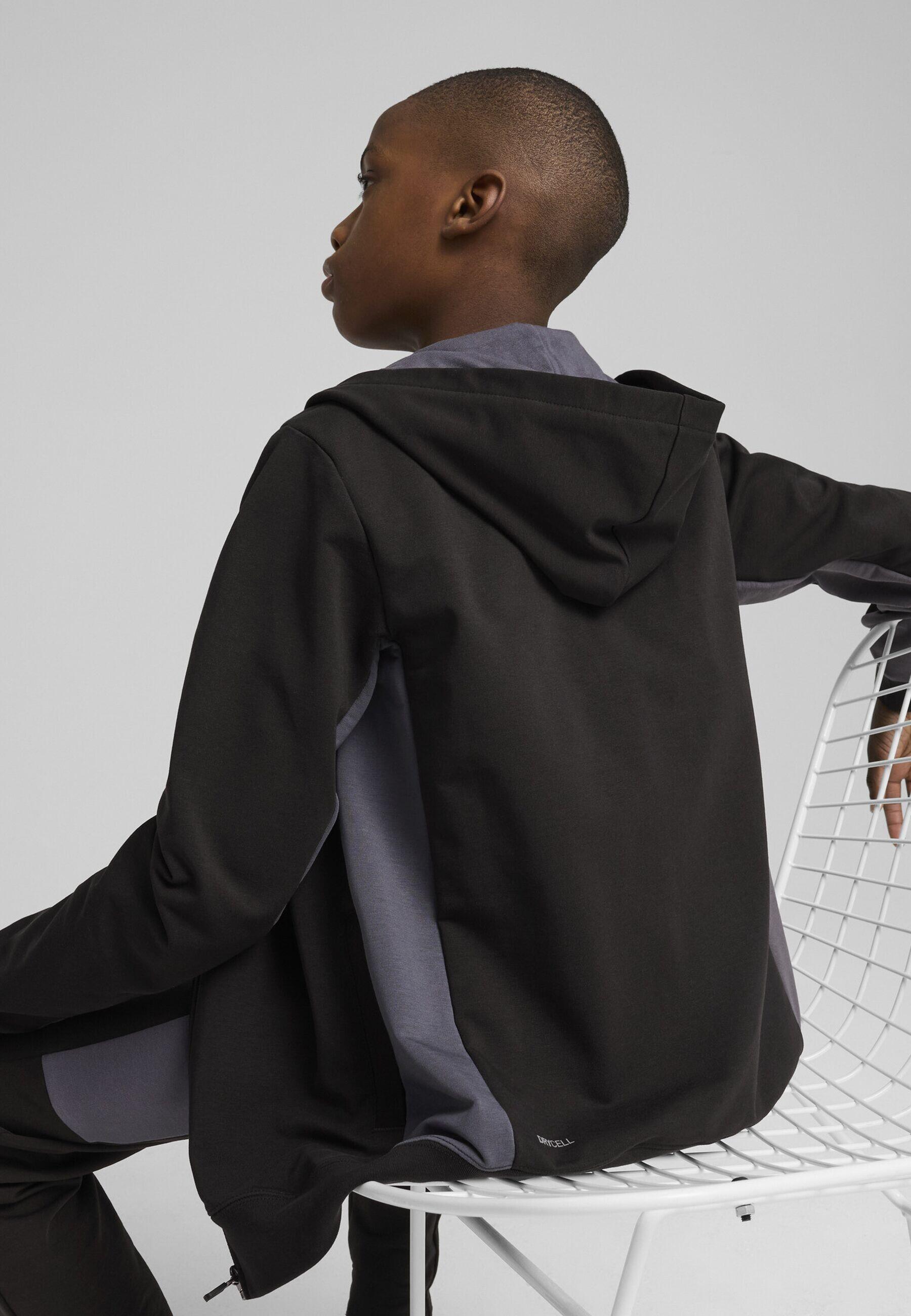 PUMA Active Sports hoodie met volledige rits met print voor jongeren PUMA Black