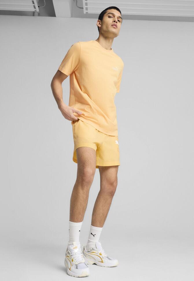 Męska koszulka Essentials z małym logo No. 1 PUMA Almost Apricot Orange