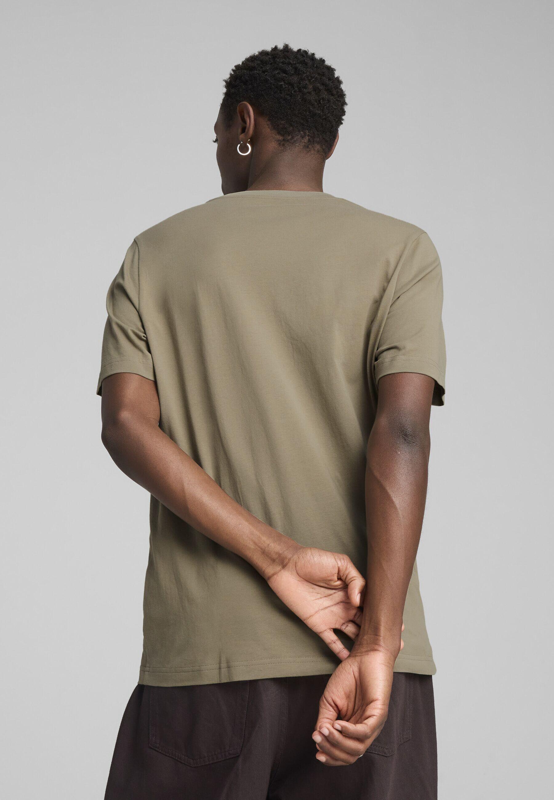 T-shirt Essentials con logo piccolo N. 1 da uomo PUMA Velvet Moss Brown 6/7
