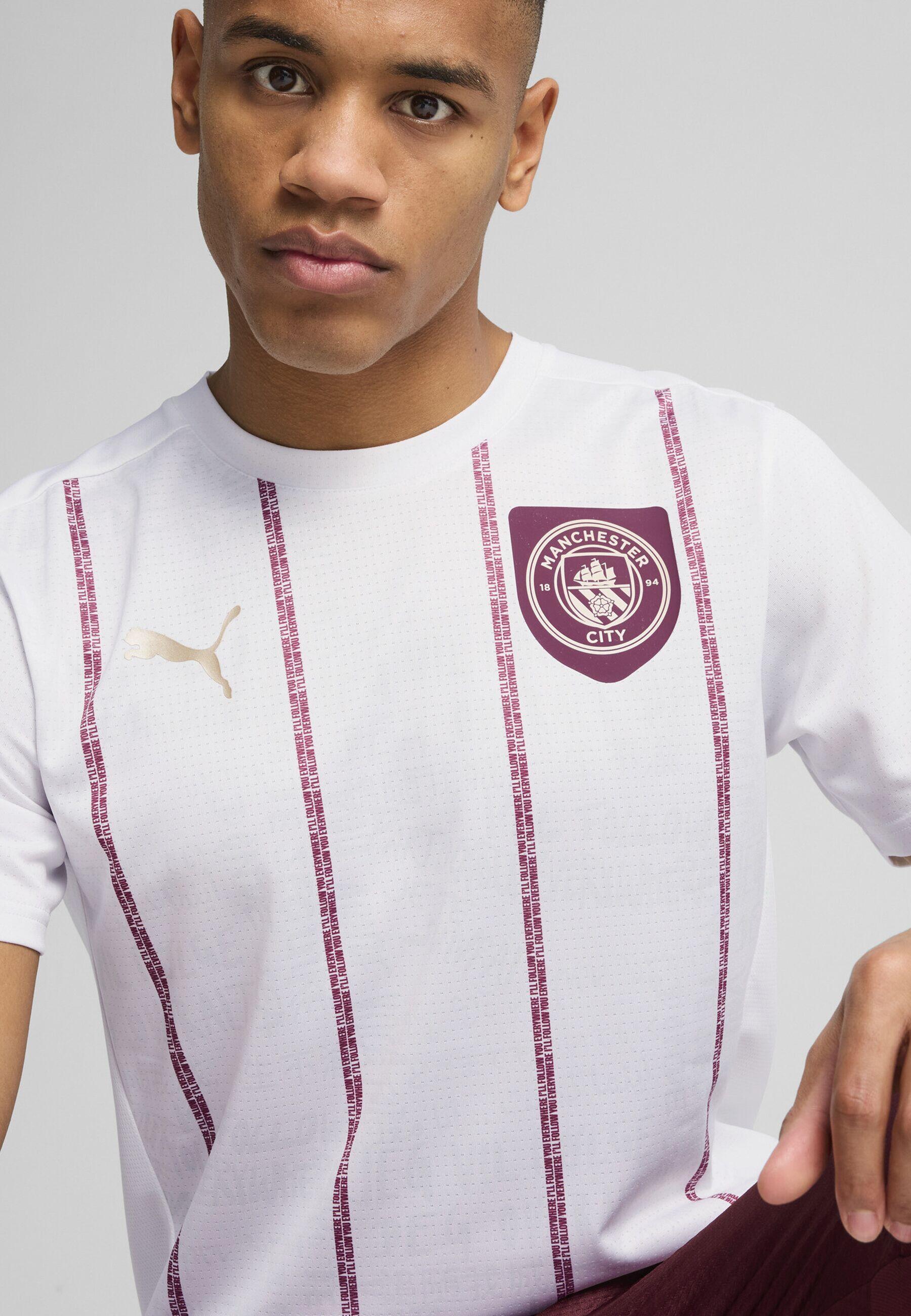 PUMA Manchester City prematch-shirt PUMA White Dark Jasper Red