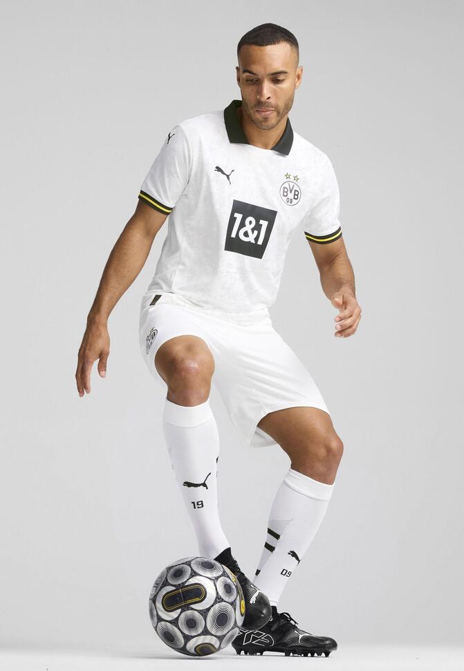 Męska koszulka dodatkowa Borussia Dortmund 24/25 PUMA White