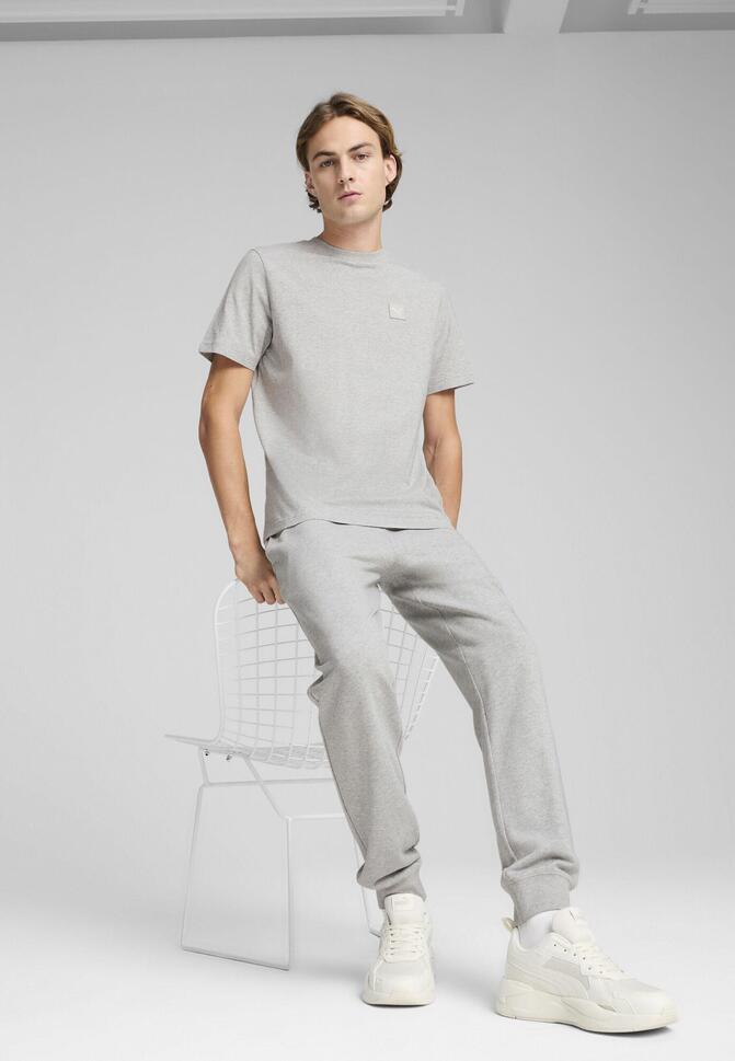 Męska koszulka Essentials Elevated PUMA Light Gray Heather