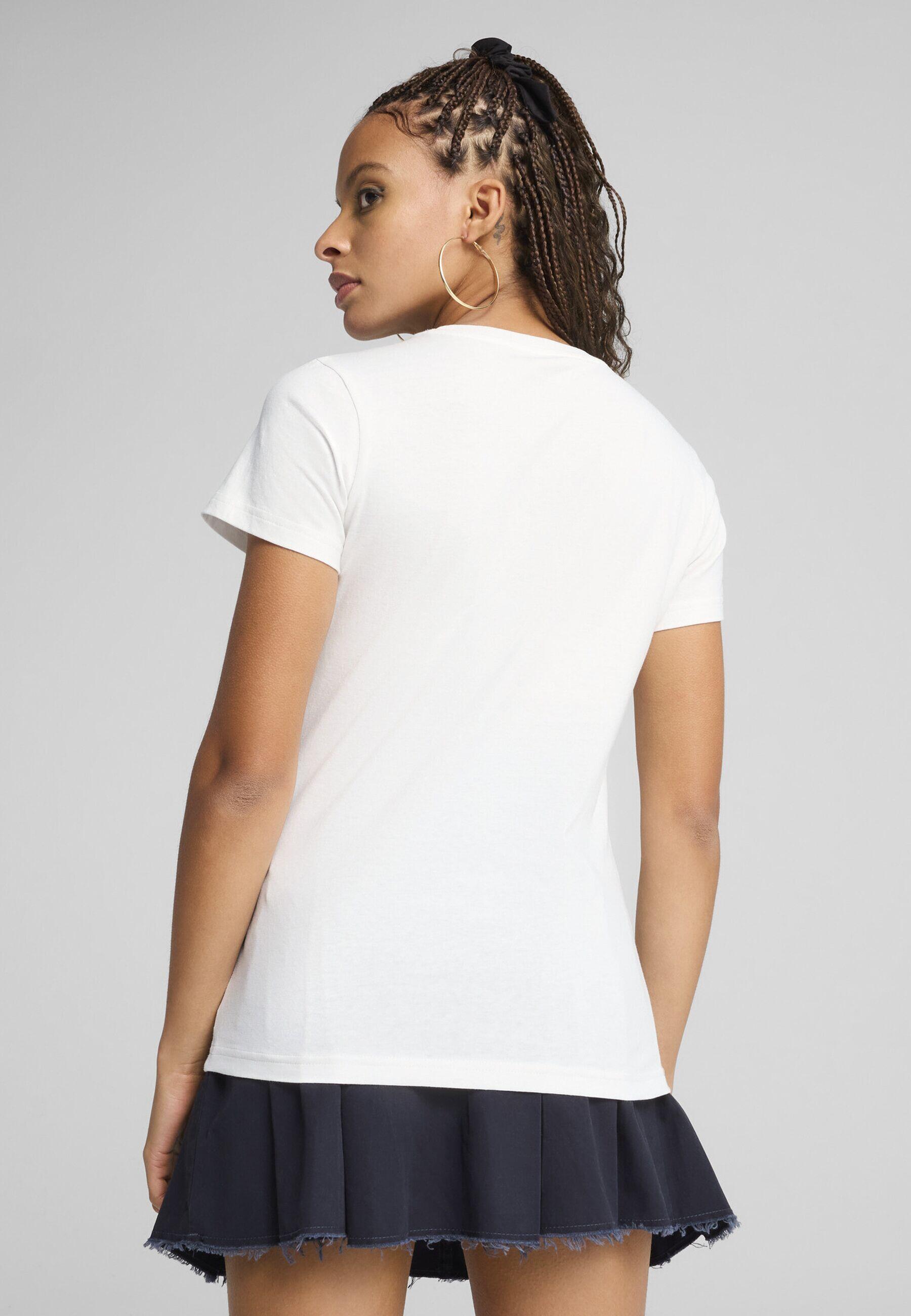 PUMA T-shirt ESS SCRIPT da donna PUMA White
