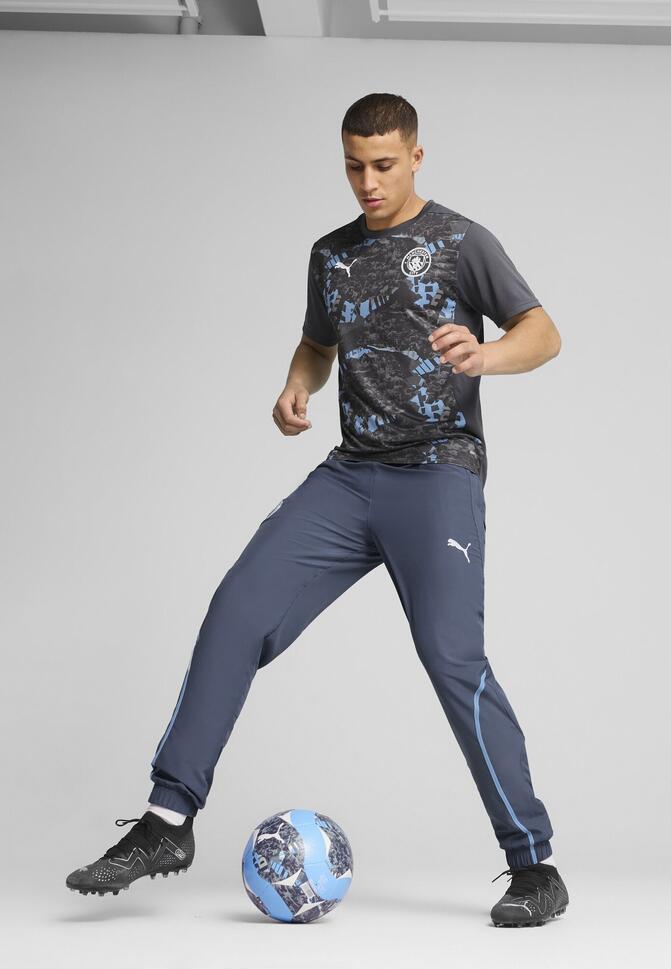 Męska koszulka przedmeczowa Manchester City PUMA Strong Gray Cool Light