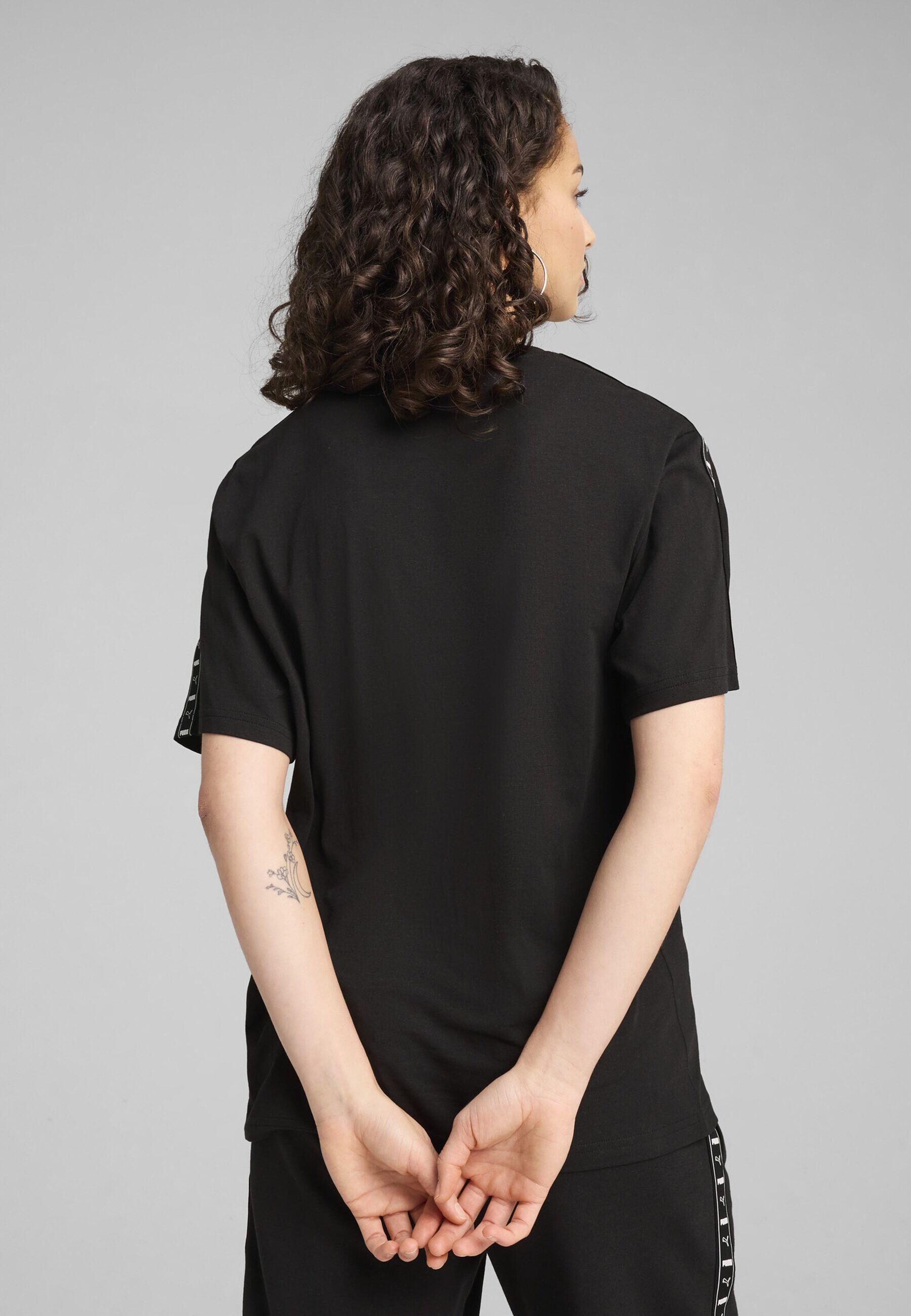 T-shirt ESS TAPE vestibilità comoda da donna PUMA Black 7/7