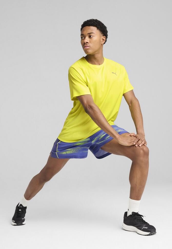 Męska koszulka do biegania VELOCITY PUMA Lemon Sherbert Yellow
