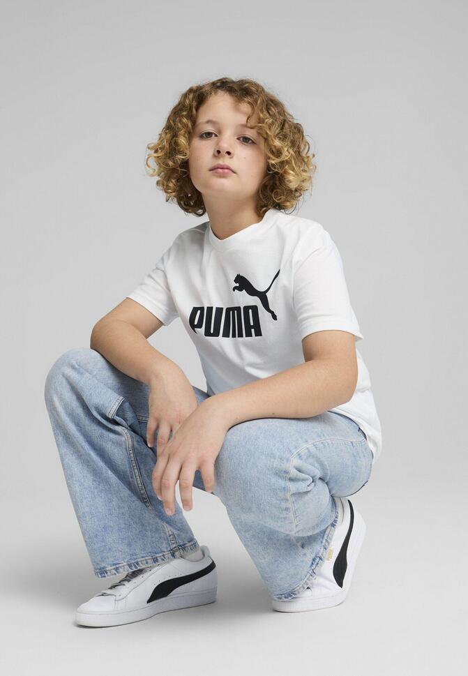 Młodzieżowa koszulka ESS z logo No. 1 PUMA White