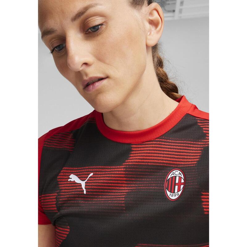 Dámský dres s krátkým rukávem AC Milán PUMA For All Time Red Black