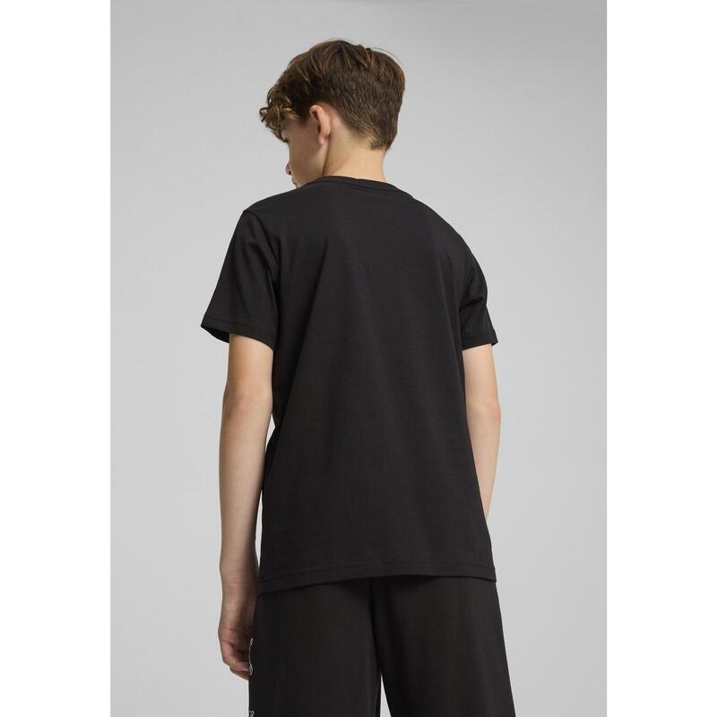 Młodzieżowa koszulka Essentials Logo Lab PUMA Black