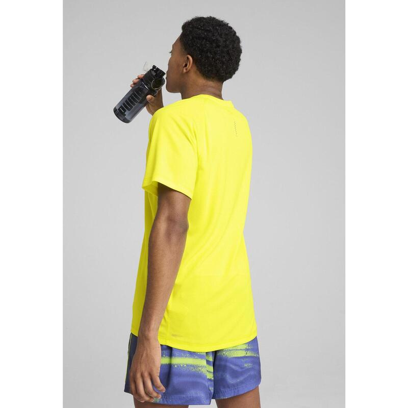 Tricou bărbați drycell mânecă scurtă Velocity negru PUMA Lemon Sherbert Yellow