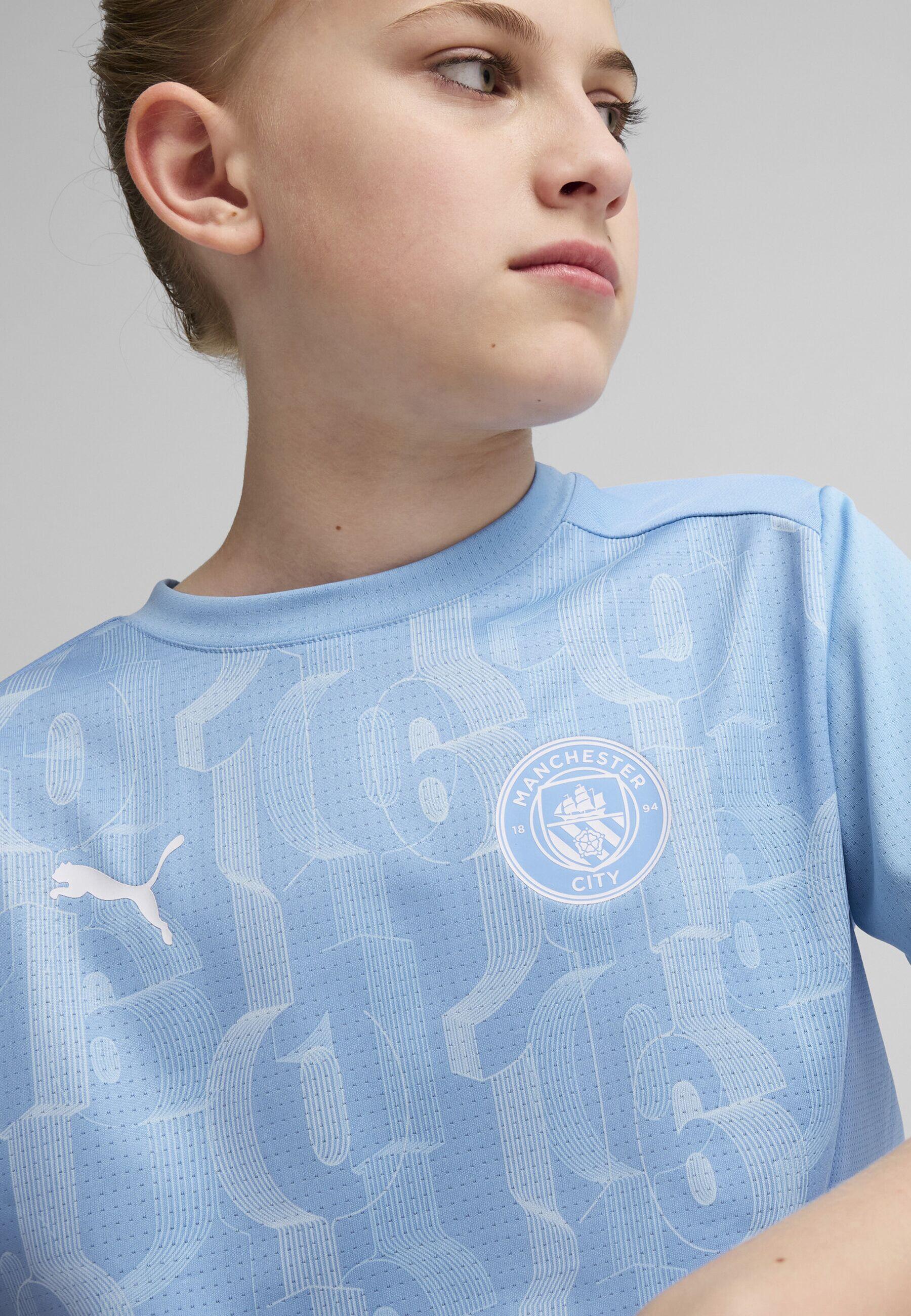 PUMA Maglia a maniche corte pre-partita Manchester City per ragazzi PUMA