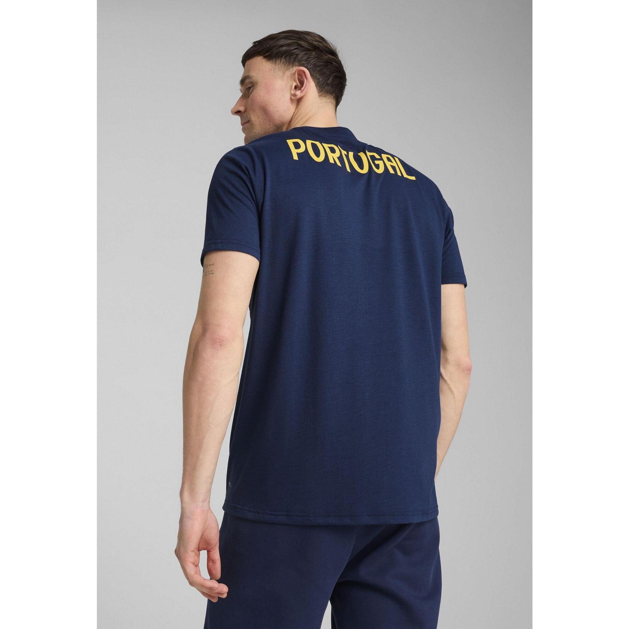 PUMA Portugal Casuals Tee Men PUMA Persian Blue Sunny Yellow