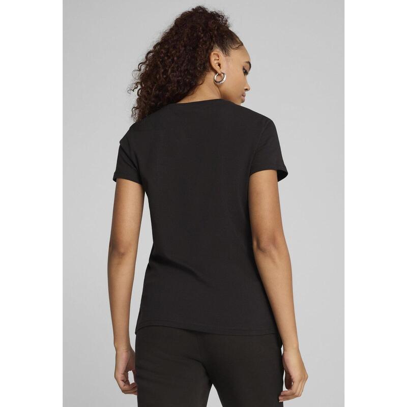 Tricou femei Puma Ess No. 1 Logo Tee, Negru