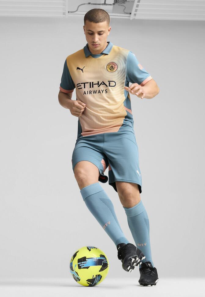 Męska koszulka Manchester City 24/25 PUMA Rosebay Bold Blue Pink