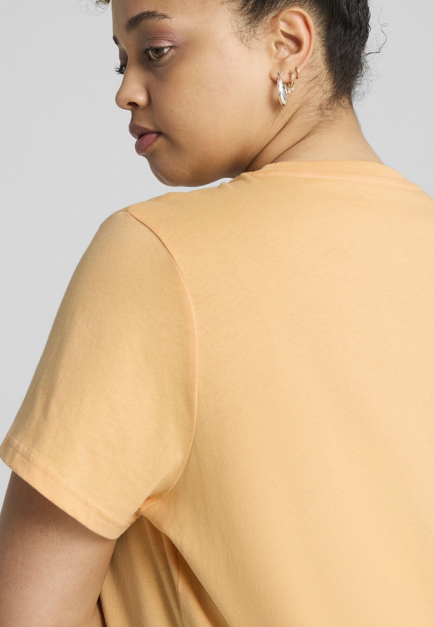 ESS No. 1 Logo T-Shirt Damen PUMA Almost Apricot Orange 7/7
