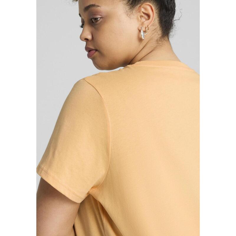 Damska koszulka z logo ESS No. 1 PUMA Almost Apricot Orange