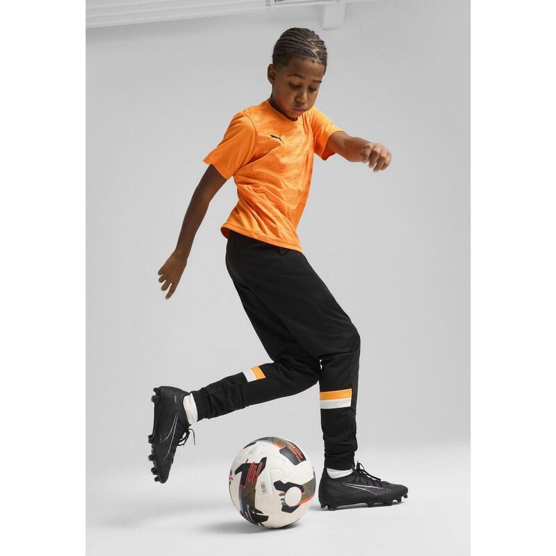 Młodzieżowa koszulka z grafiką individualFINAL PUMA Heat Fire Black Orange