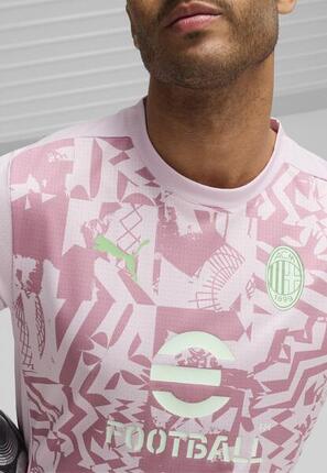 Maillot d’avant-match à manches courtes AC Milan Homme PUMA