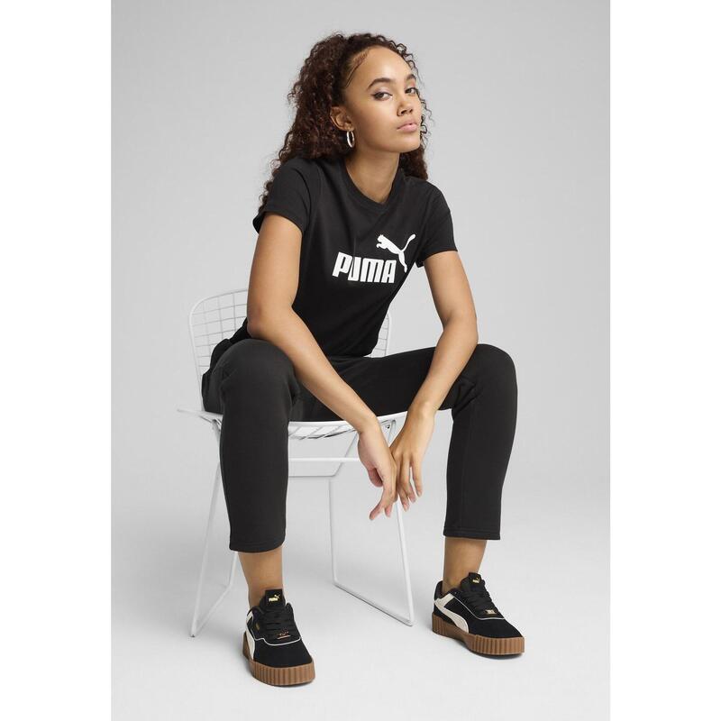 Tricou femei Puma Ess No. 1 Logo Tee, Negru