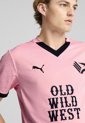 Palermo F.C. 24/25 thuisshirt voor heren PUMA Team Light Pink Black