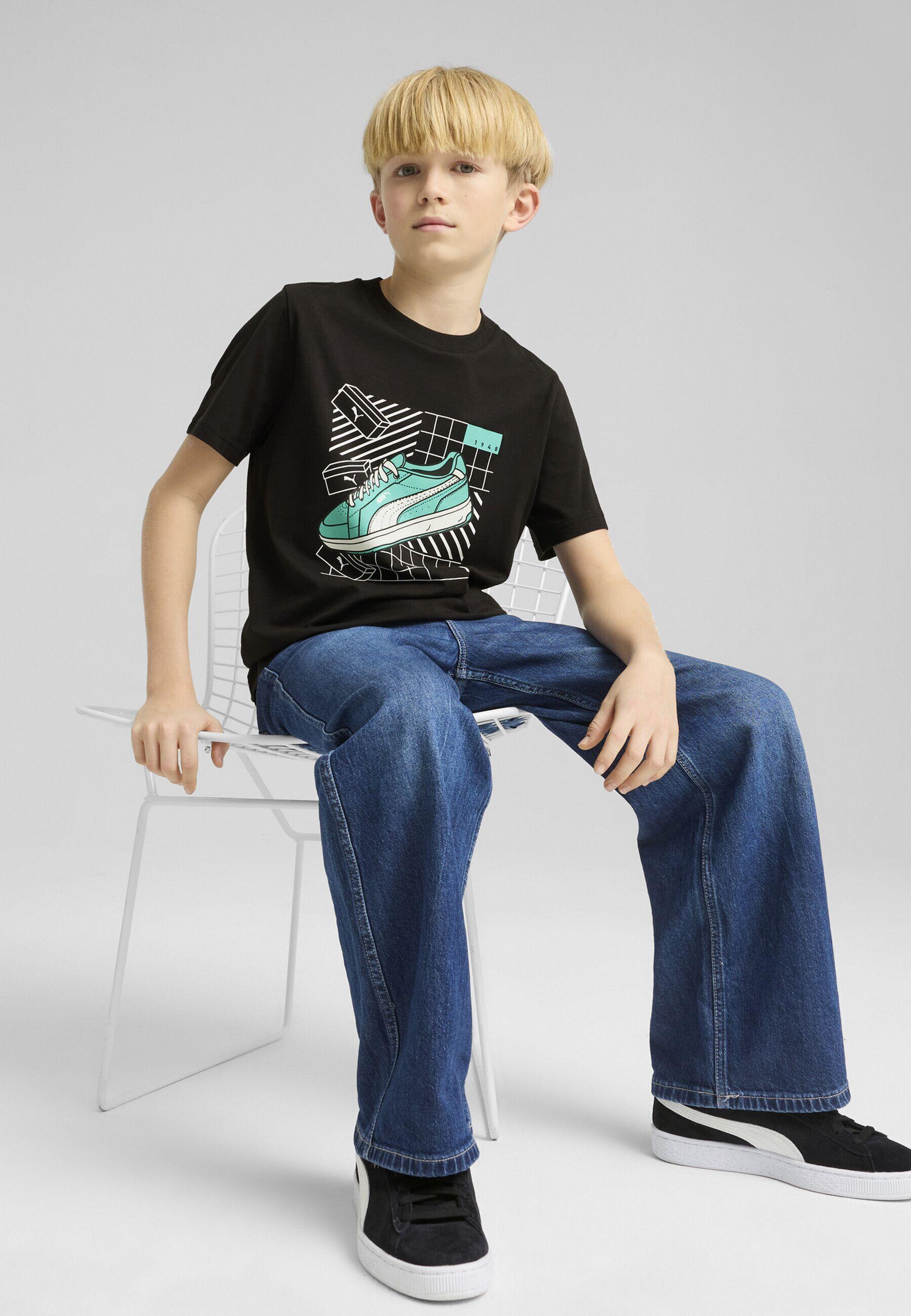 T-shirt à motif IV Enfant et Adolescent PUMA Black 2/7