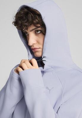 Evostripe hoodie met volledige rits voor dames puma cool weather blue