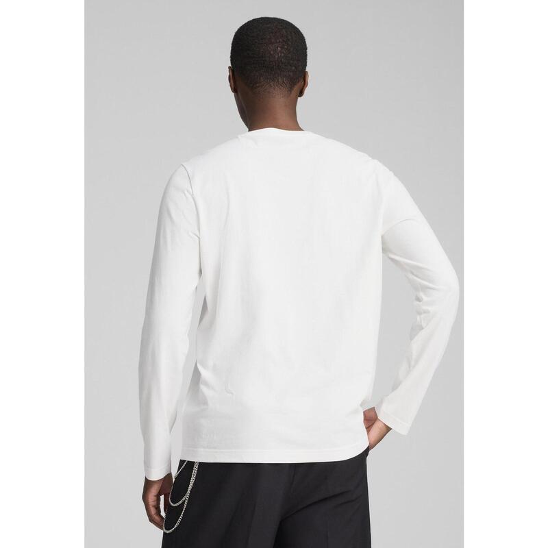 Tricou Mers Bărbați Essentials No. 1 Logo Langarmshirt, Negru PUMA