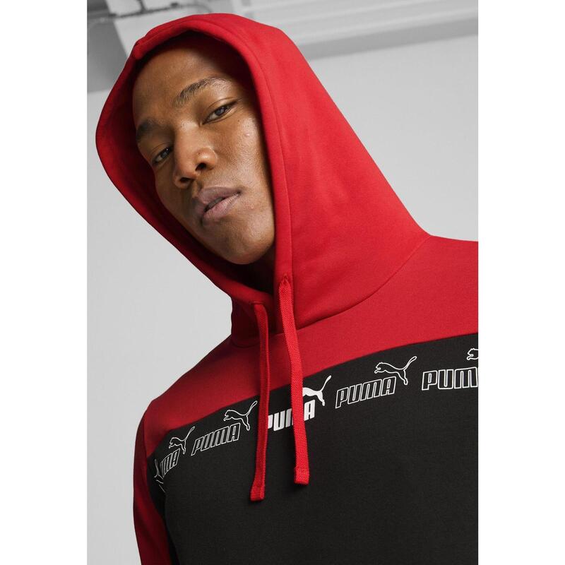Sweat à capuche Around the Block Homme PUMA For All Time Red