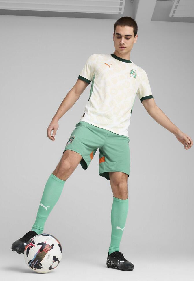 Męskie szorty Wybrzeże Kości Słoniowej 2025 PUMA Jade Frost White Green