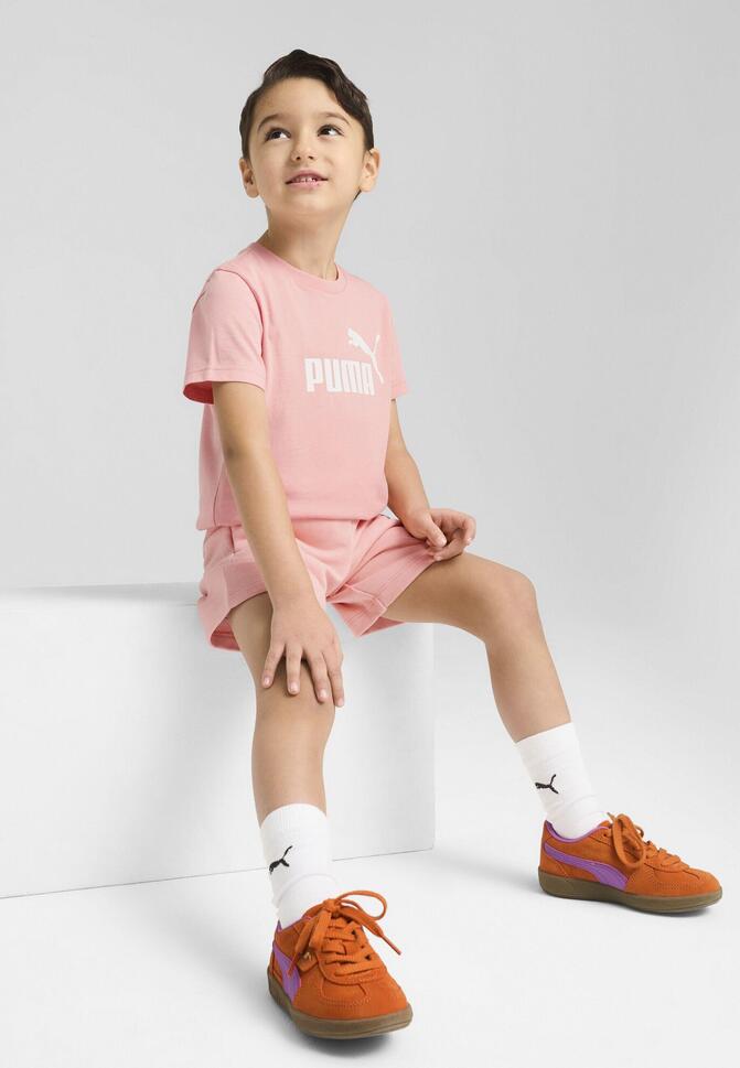 Dziecięca koszulka ESS z logo No. 1 PUMA Pink Fruit