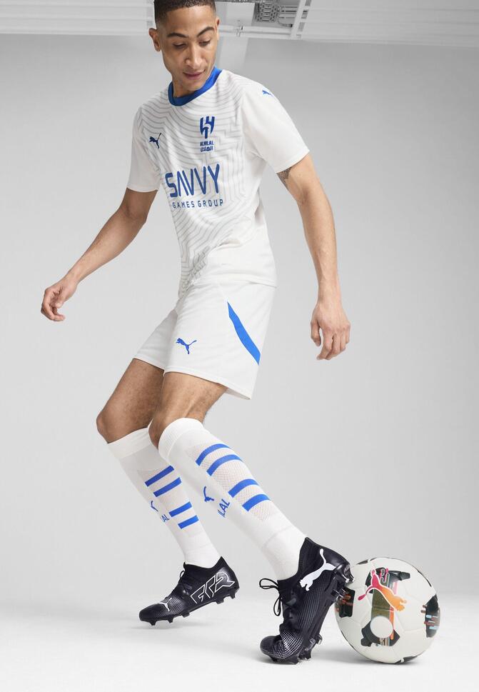 Męskie szorty Al Hilal Saudi F.C. 24/25 PUMA White Blue Intense