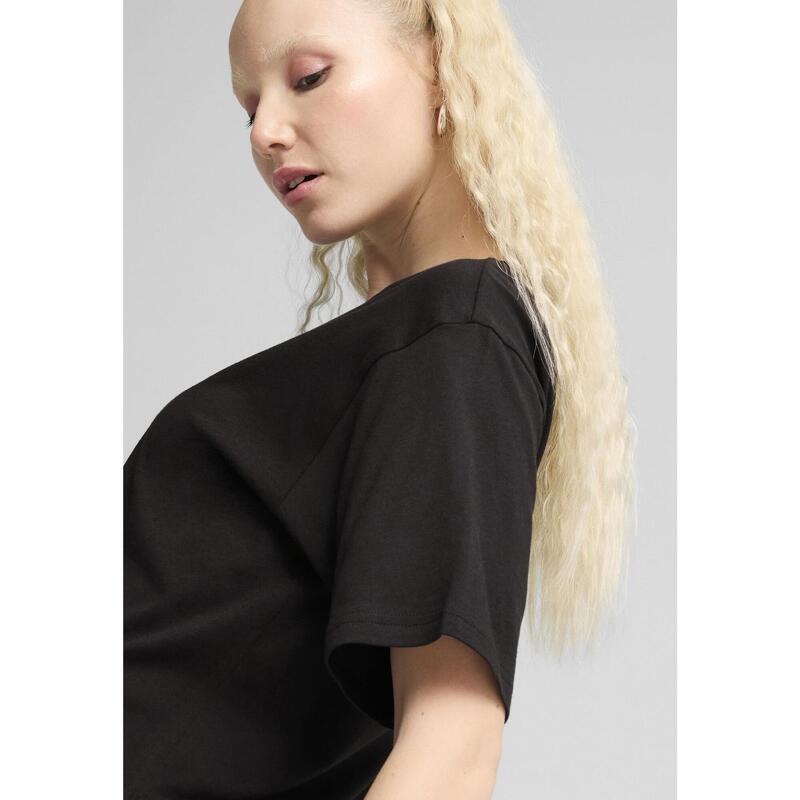 Tricou fitness femei croială lejeră Ess Relaxed albastru PUMA