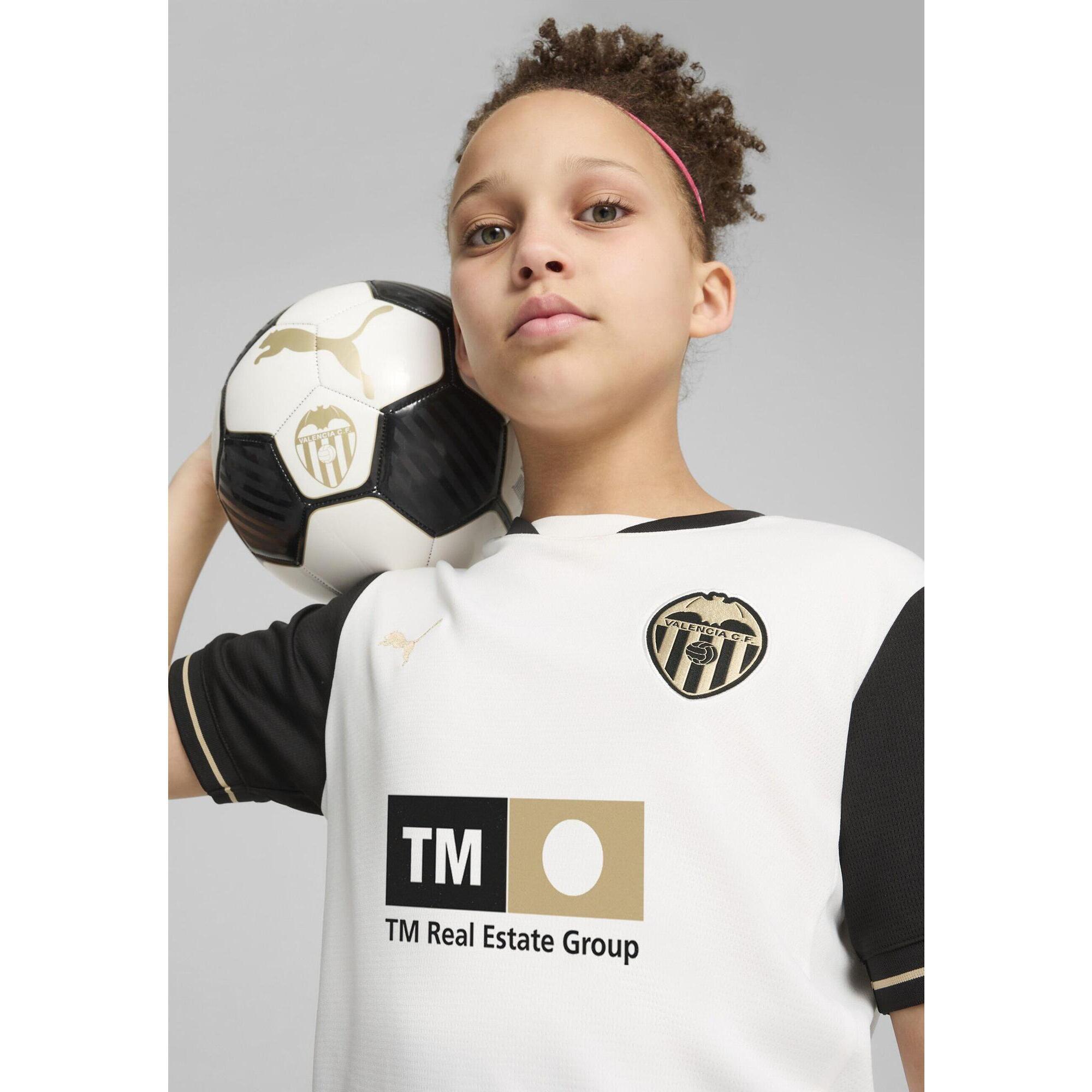 PUMA Dětský fotbalový dres FC Valencia 24/25 PUMA White Black