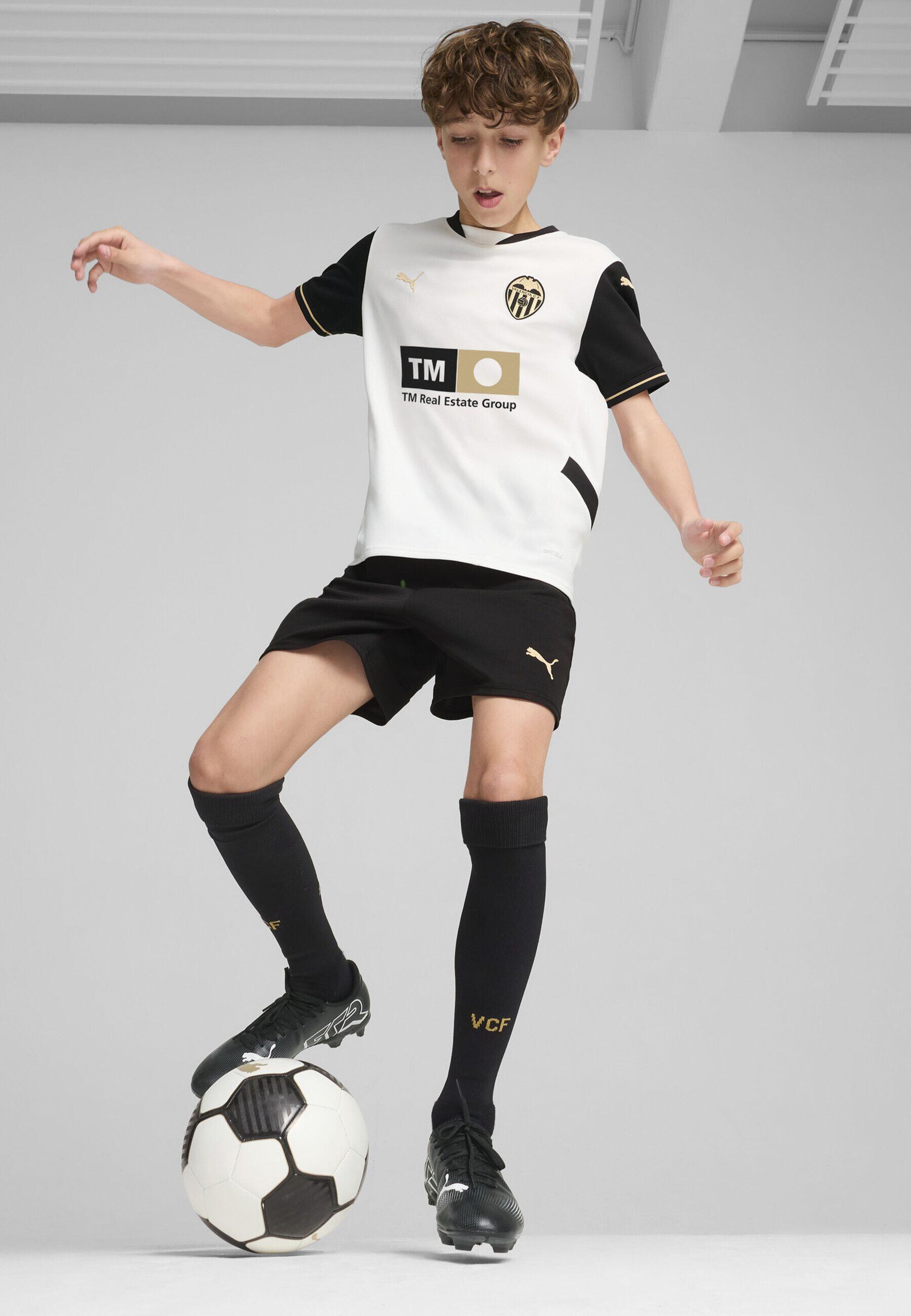 Dětský fotbalový dres FC Valencia 24/25 PUMA White Black 2/7