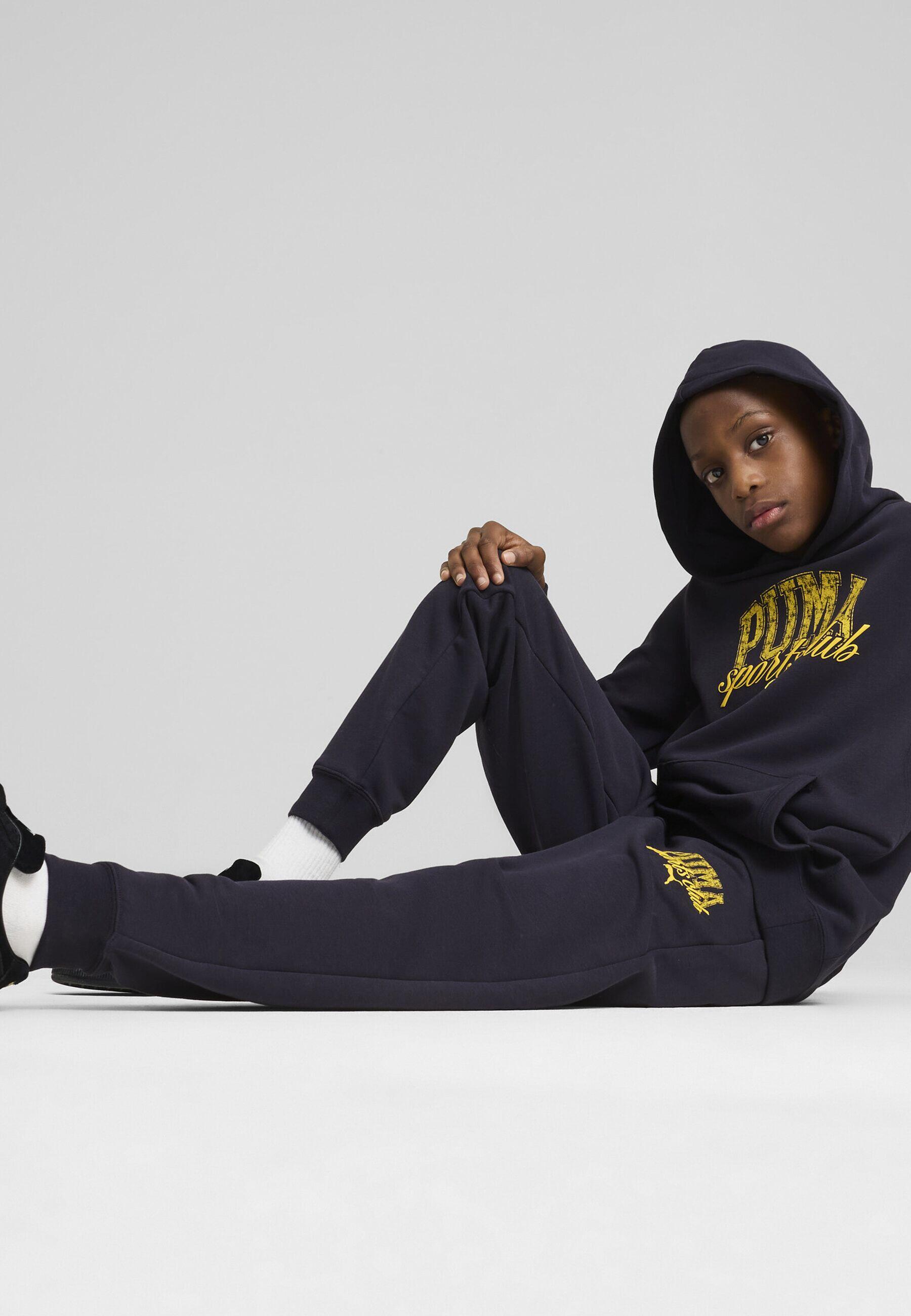 Felpa con cappuccio PUMA Class per ragazzi PUMA New Navy Blue 7/7