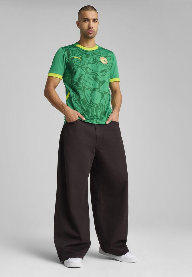 Męska koszulka wyjazdowa Senegal 2025 PUMA Sport Green Electric Lime