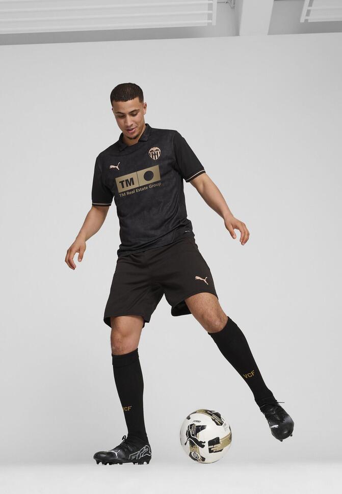 Męska koszulka wyjazdowa Valencia CF 24/25 PUMA Black Gold