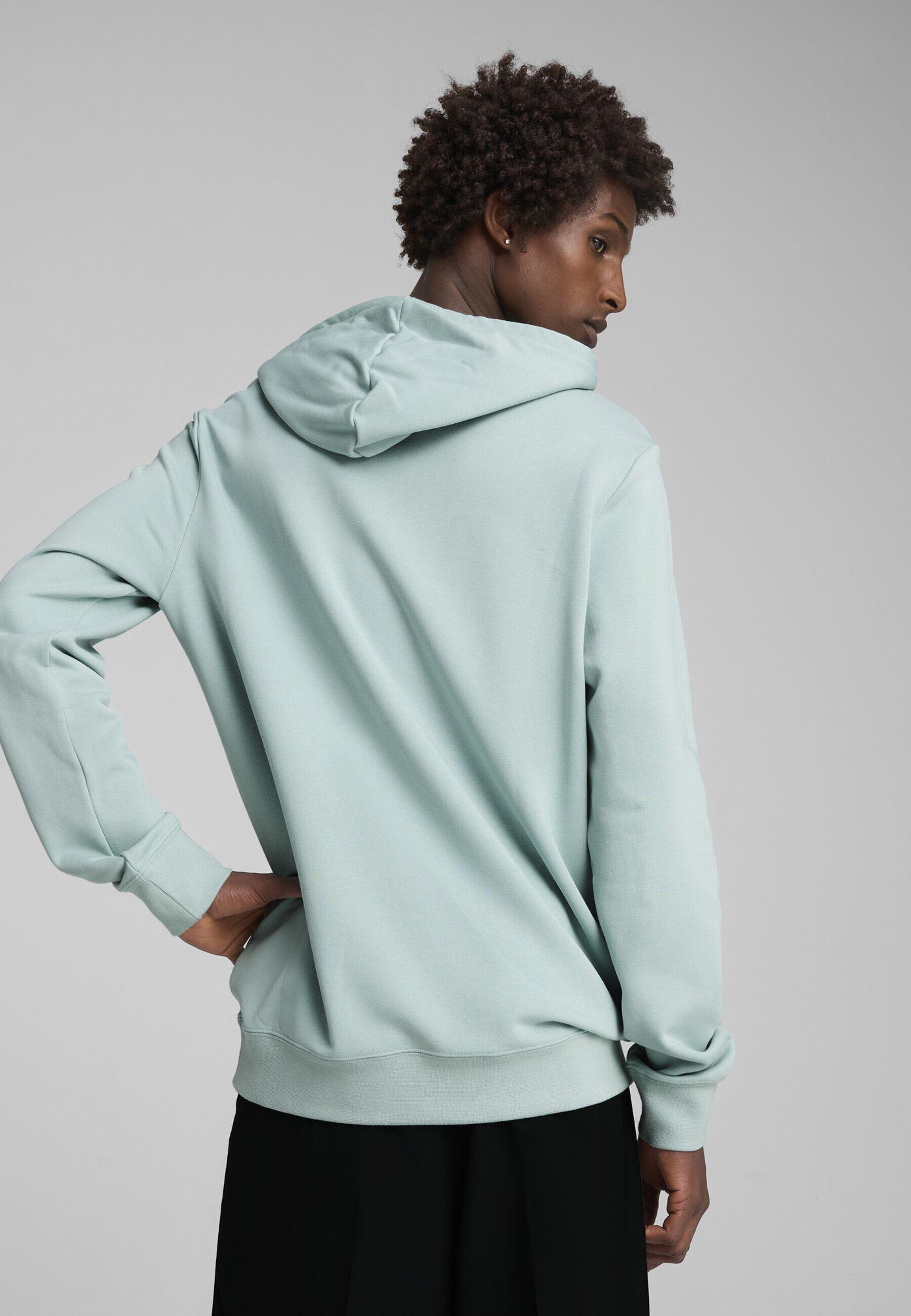 Essentials 2 Colour Small No. 1 Logo Hoodie Herren PUMA Modern Mint Green 7/7