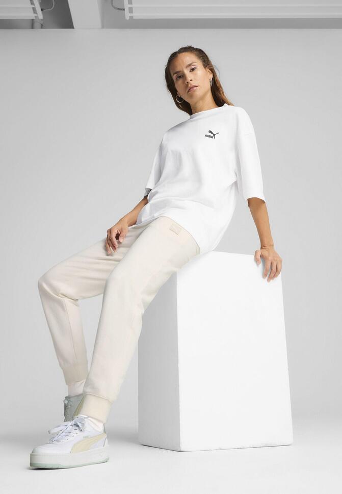 Damskie spodnie dresowe ESS ELEVATED PUMA No Dye Color Mix