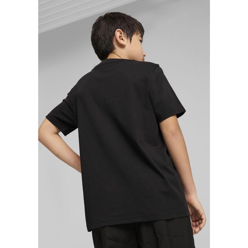 Tricou copii logo mare, mânecă scurtă, albastru PUMA