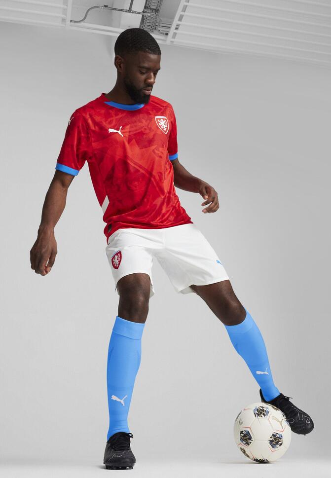 Męska koszulka domowa reprezentacji Czech w piłce nożnej 2024 PUMA