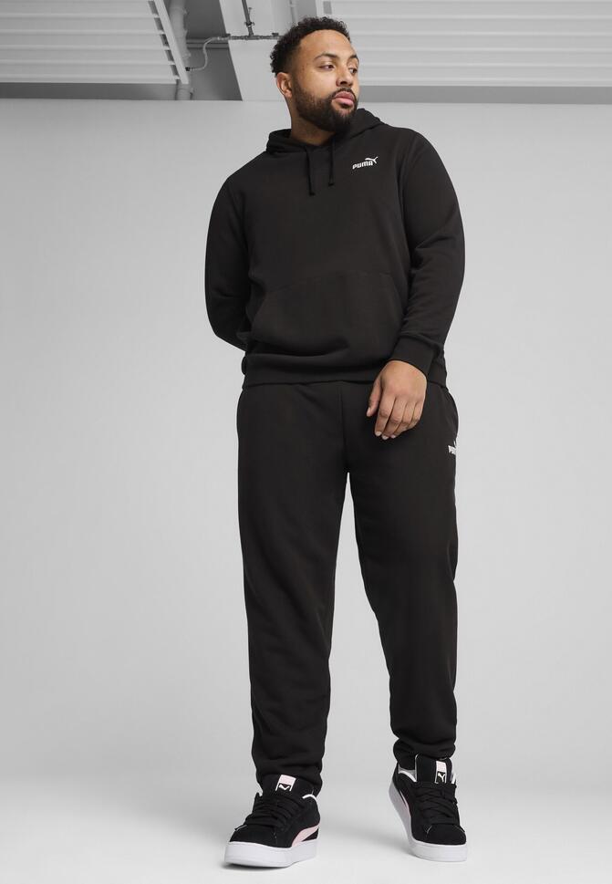 Męska bluza z kapturem Essentials z małym logo No. 1 PUMA Black thumbnail