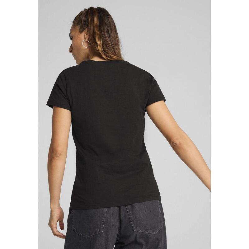 Tricou femei ESS METALLIC No. 1, Negru PUMA