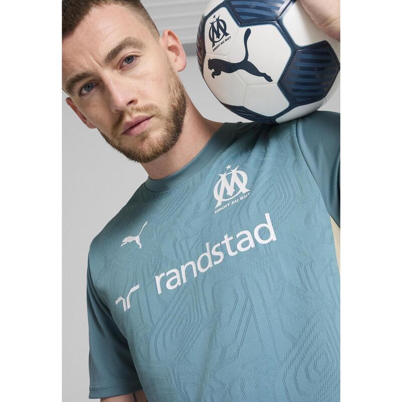 Maillot d’entraînement Olympique de Marseille Homme PUMA Bold Blue Putty Beige