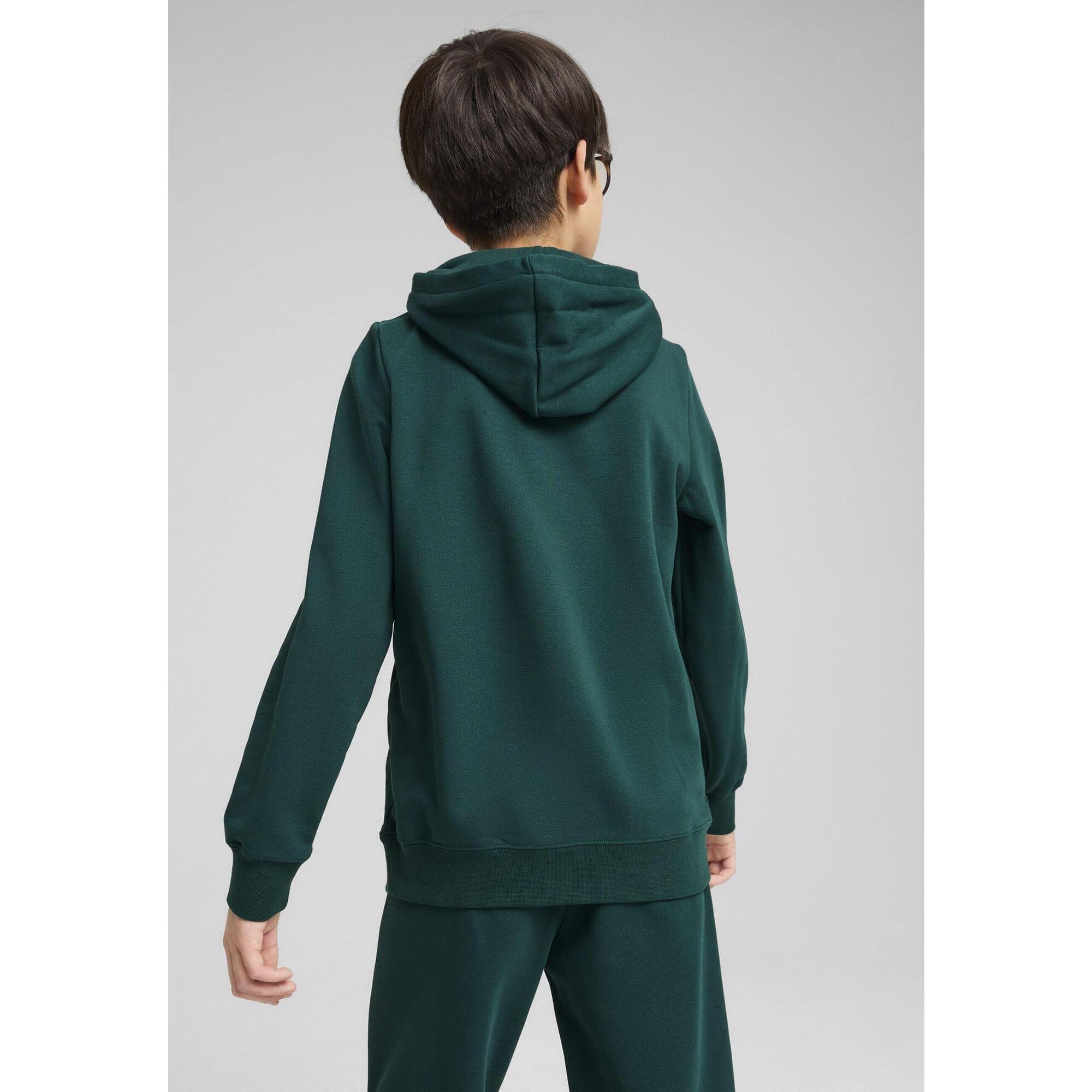 Młodzieżowa bluza z kapturem ESS z logo No. 1 PUMA Dark Myrtle Green